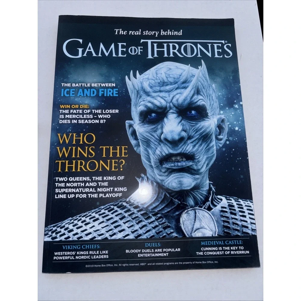 HBO Game Of‎ Thrones Magazine Real Story Behind The Battle Between Ice & Fire